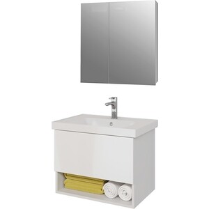 Мебель для ванной Dreja Perfecto 70 с ящиком, белый глянец одноразовая алюминиевая форма для выпечки perfecto linea