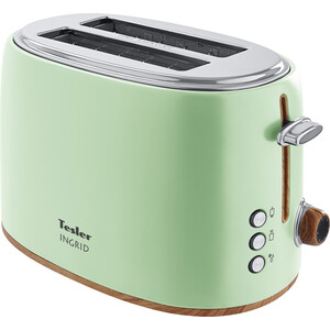 Тостер Tesler TT-240 GREEN тостер scarlett sc tm11020