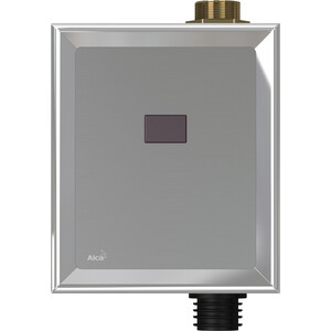 Устройство смыва AlcaPlast сенсорное, питание от 6V от батареек, хром (ASP3-B) устройство автоматического слива воды для писсуара kopfgescheit