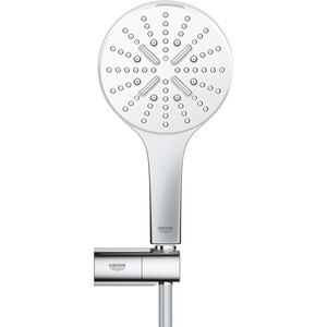 Душевой набор Grohe Rainshower SmartActive 3 вида струи, белая луна (26580LS0) Вид№3