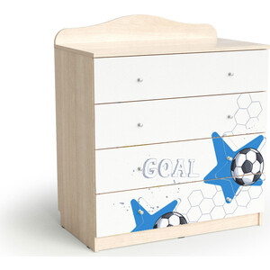 Комод Мама для детской Футбол корпус шимо светлый шкаф для детской мама футбол корпус шимо светлый