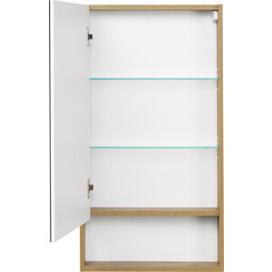 Зеркальный шкаф Акватон Сканди 45 белый/дуб рустикальный (1A252002SDZ90)