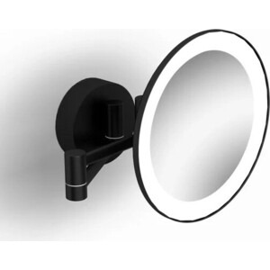 Зеркало Langberger поворотное, с подсветкой, черное (71585-3-BP) косметическое зеркало x 3 langberger vico 71585 3