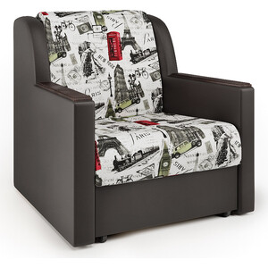 Кресло-кровать Шарм-Дизайн Аккорд Д велюр Париж и экокожа шоколад кресло кровать шарм дизайн аккорд м 80 велюр дрим эппл