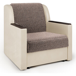 Кресло-кровать Шарм-Дизайн Аккорд Д корфу коричневый и экокожа беж кресло кровать шарм дизайн аккорд д рогожка коричневый