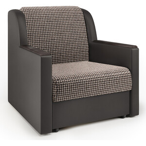 Кресло-кровать Шарм-Дизайн Аккорд Д корфу коричневый и экокожа шоколад кресло кровать шарм дизайн аккорд м корфу беж и экокожа шоколад