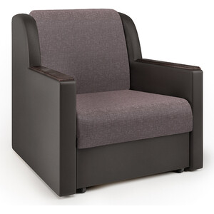 Кресло-кровать Шарм-Дизайн Аккорд Д рогожка латте и экокожа шоколад кресло кровать шарм дизайн коломбо бп латте и экокожа шоколад