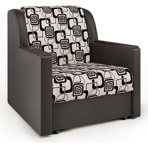 Кресло-кровать Шарм-Дизайн Аккорд Д экокожа шоколад и ромб диван аккордеон шарм дизайн аккорд м 140 шенилл бежевый