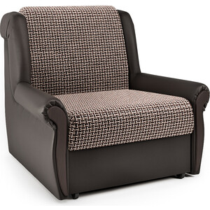 Кресло-кровать Шарм-Дизайн Аккорд М корфу коричневый и экокожа шоколад кресло кровать шарм дизайн аккорд д рогожка коричневый