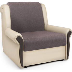 Кресло-кровать Шарм-Дизайн Аккорд М рогожка латте и экокожа беж кресло кровать шарм дизайн бит 2 латте