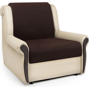 Кресло-кровать Шарм-Дизайн Аккорд М рогожка шоколад и экокожа беж кресло кровать шарм дизайн аккорд м рогожка шоколад и экокожа шоколад