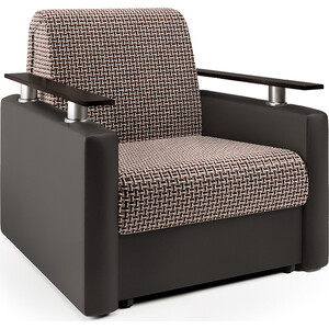 Кресло-кровать Шарм-Дизайн Шарм корфу коричневый и экокожа шоколад кресло кровать шарм дизайн шарм рогожка шоколад и экокожа шоколад