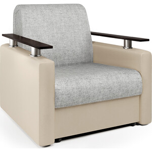 Кресло-кровать Шарм-Дизайн Шарм экокожа беж и серый шенилл кресло кровать шарм дизайн шарм экокожа беж и ромб