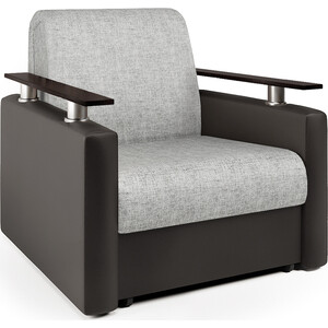 Кресло-кровать Шарм-Дизайн Шарм экокожа шоколад и серый шенилл кресло шарм дизайн евро бежевая экокожа