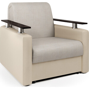 Кресло-кровать Шарм-Дизайн Шарм экокожа беж и шенилл беж софа шарм дизайн трио экокожа