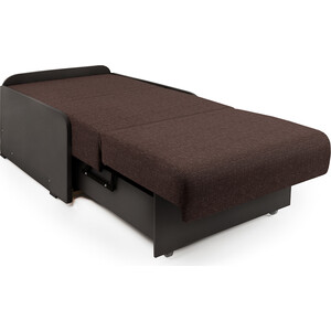 Кресло-кровать Шарм-Дизайн Коломбо БП рогожка шоколад и экокожа шоколад
