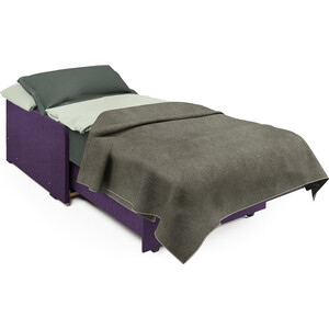 Кресло-кровать Шарм-Дизайн Коломбо БП Париж и рогожка фиолетовый