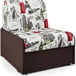Кресло-кровать Шарм-Дизайн Коломбо БП Париж и рогожка шоколад кресло кровать шарм дизайн коломбо фиолетовый