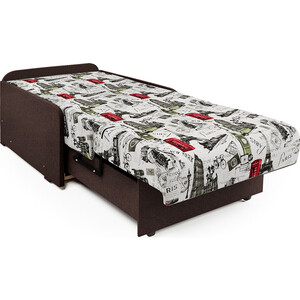 Кресло-кровать Шарм-Дизайн Коломбо БП Париж и рогожка шоколад
