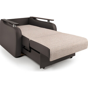 Кресло-кровать Шарм-Дизайн Гранд Д корфу беж и экокожа шоколад