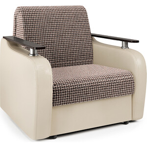 Кресло-кровать Шарм-Дизайн Гранд Д корфу коричневый и экокожа беж кресло кровать mebel ars гранд синий