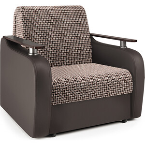 Кресло-кровать Шарм-Дизайн Гранд Д корфу коричневый и экокожа шоколад кресло кровать mebel ars гранд велюр молочный шоколад нв 178 13