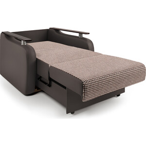 Кресло-кровать Шарм-Дизайн Гранд Д корфу коричневый и экокожа шоколад