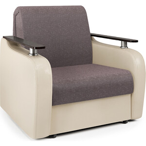 Кресло-кровать Шарм-Дизайн Гранд Д рогожка латте и экокожа беж кресло кровать шарм дизайн бит 2 латте