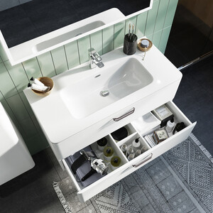 Мебель для ванной IDDIS Brick 100 подвесная белая