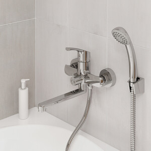 Смеситель для ванны Milardo Sterm с ручным душем, хром (STESB02M02)