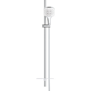 Душевой гарнитур Grohe Rainshower SmartActive с полочкой, белая луна (26587LS0) Вид№3