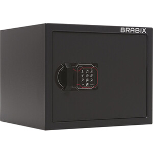 

Сейф мебельный Brabix SF0280EL электронный замок черный (291149), SF0280EL электронный замок черный (291149)