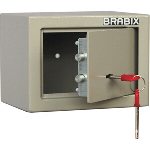 Сейф мебельный Brabix D014m ключевой замок крепление к стене (291160) ключевой