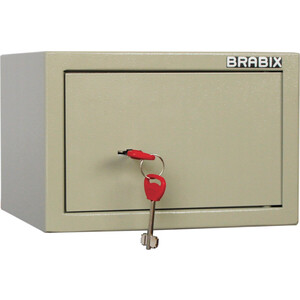 Сейф мебельный Brabix D018m ключевой замок крепление к стене (291161)