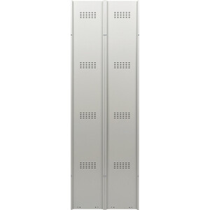 Шкаф металлический для одежды Brabix LK 21060 2 секции (291126)