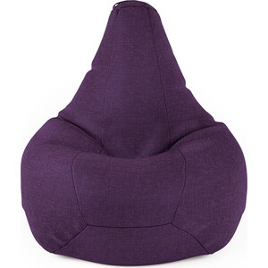 Кресло Шарм-Дизайн Груша рогожка фиолетовый