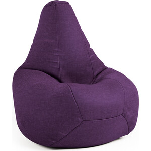 Кресло Шарм-Дизайн Груша рогожка фиолетовый
