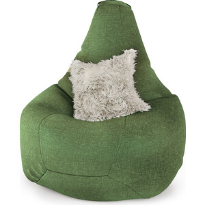 Кресло Шарм-Дизайн Груша рогожка зеленый кресло мешок dreambag груша бежевая рогожка xl 125х85