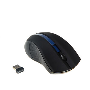 Мышь Oklick 615MW wireless черный/синий