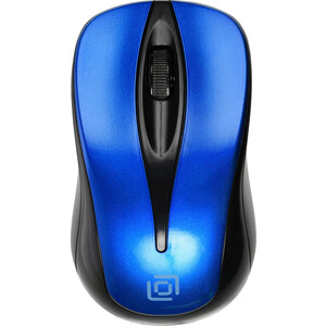 Мышь Oklick 675MW черный/синий подсветка контурная 3 м свет синий
