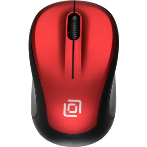 Мышь Oklick 665MW wireless черный/красный мышь gembird musw 221 r чёрный красный