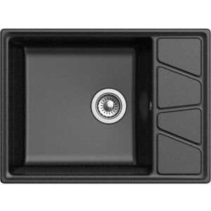 Кухонная мойка GranFest Vertex GF-V-680L черная шлейф promise mobile для смартфона vertex impress eclipse серый