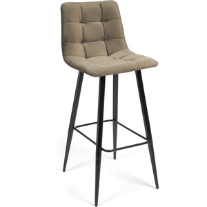 Стул барный TetChair Chilly (mod.7095) ткань/металл темно-серый barkhat 14/черный bossa барный стул