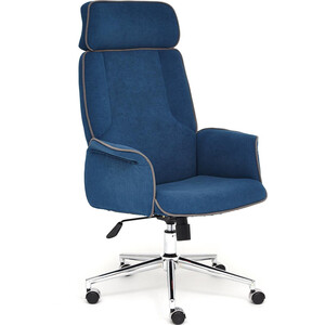 Кресло TetChair Charm флок синий 32 кресло tetchair comfort lt 22 флок коричневый 6