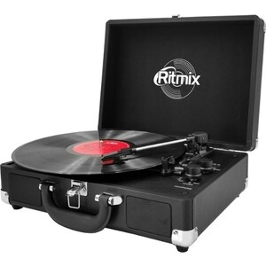 Виниловый проигрыватель Ritmix LP-120B Black клавиатура ritmix rkb 100