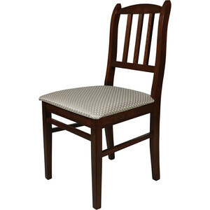 Стул Мебель-24 Гольф-1 орех, обивка ткань атина бежевая кресло мебелик вега 10 ткань крем каркас орех