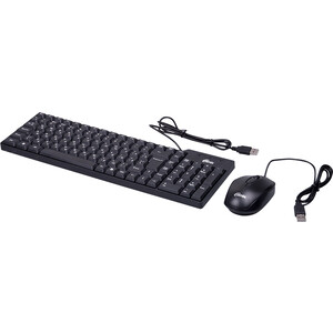 Комплект клавиатура и мышь Ritmix RKC-010 комплект клавиатура и мышь borofone bg6 проводной мембранная 1200 dpi usb pc ps4