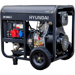 Генератор дизельный Hyundai DHY8000LE-3 электрический генератор и электростанция hyundai dhy 8500se 3