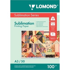 

Бумага Lomond (A3/100 г/м2/50 л./сублимационная/матовая/односторонняя/0809315), (A3/100 г/м2/50 л./сублимационная/матовая/односторонняя/0809315)