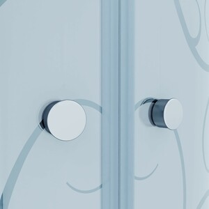 Душевой уголок Triton Стандарт 100x100 профиль белый, стекла узоры (Щ0000026697)